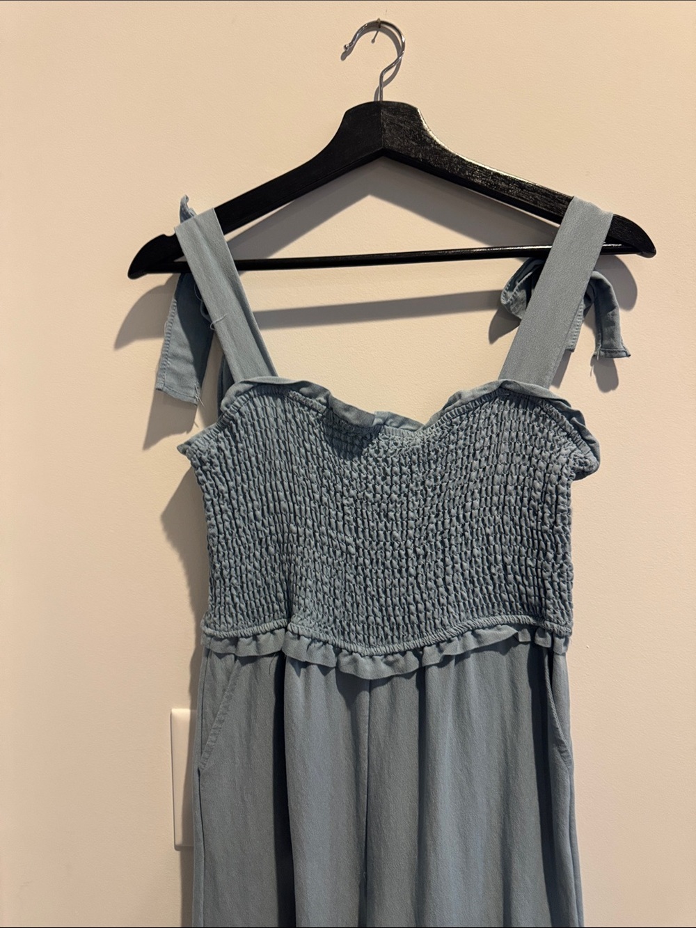 Maxi Jumpsuit in Dusty Blue